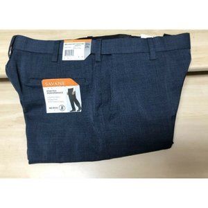 SAVANE Men's Dress Pants, Size: 44 X 30, Stretch Perform